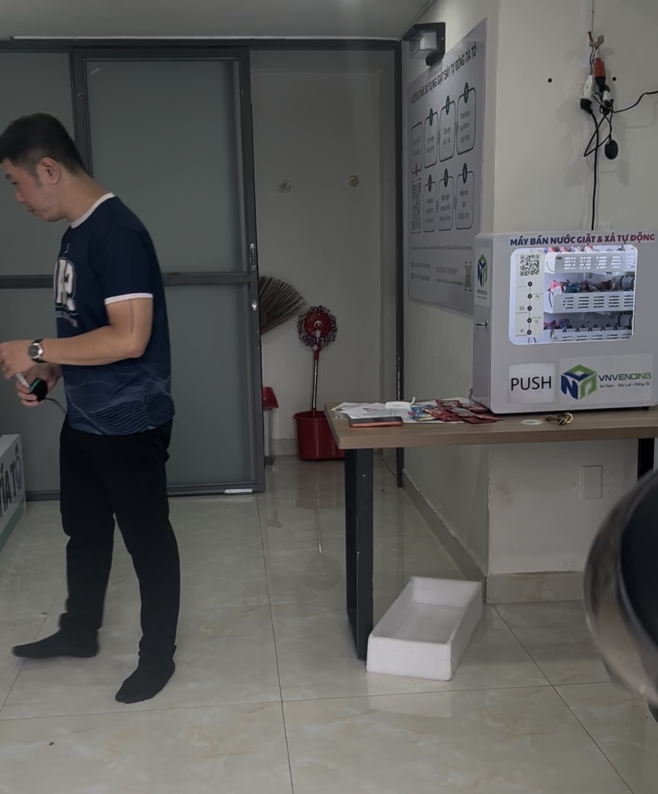 Công đoạn chuẩn bị lắp đặt