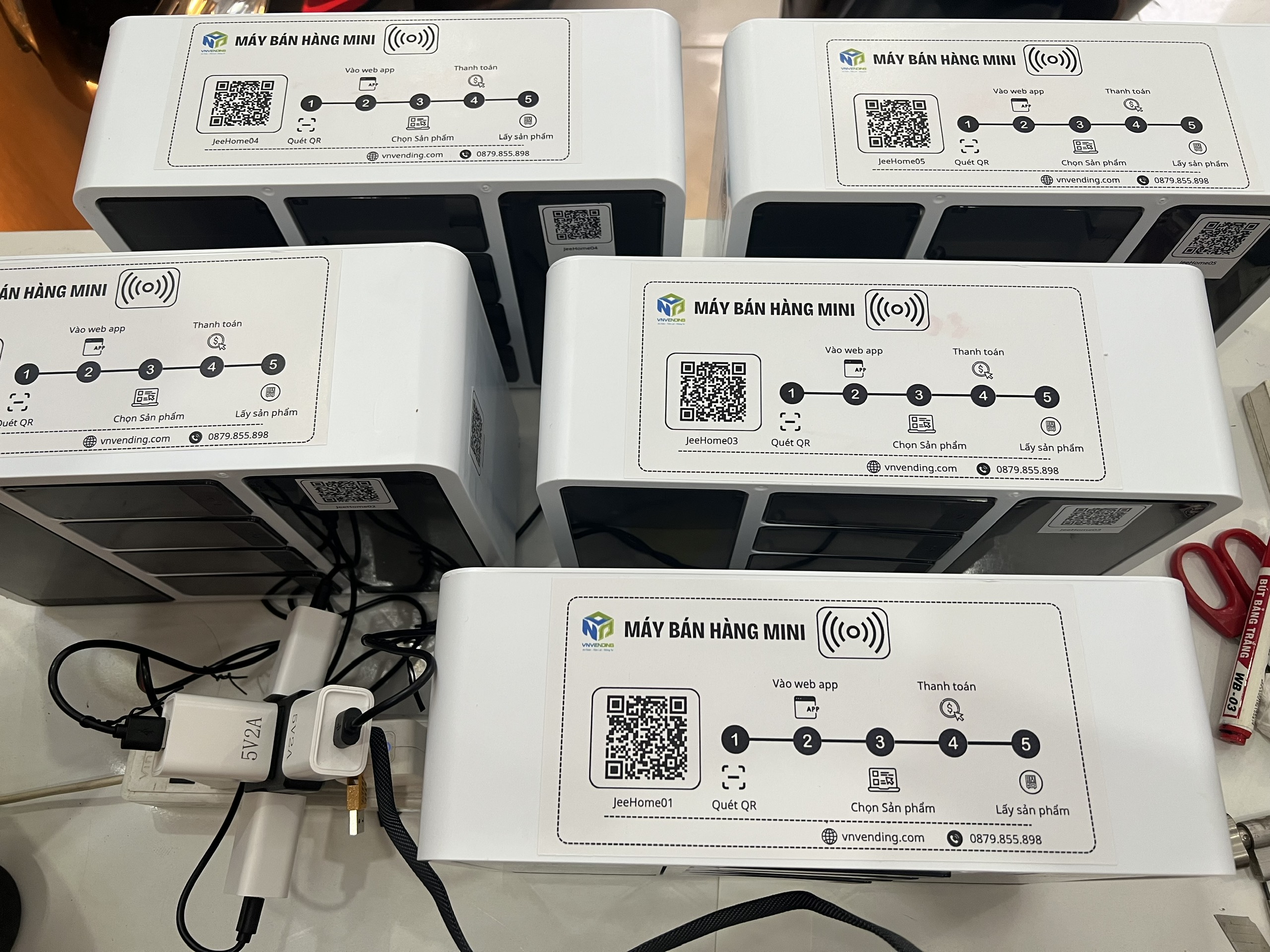 Hướng dẫn mua sản phẩm trong máy